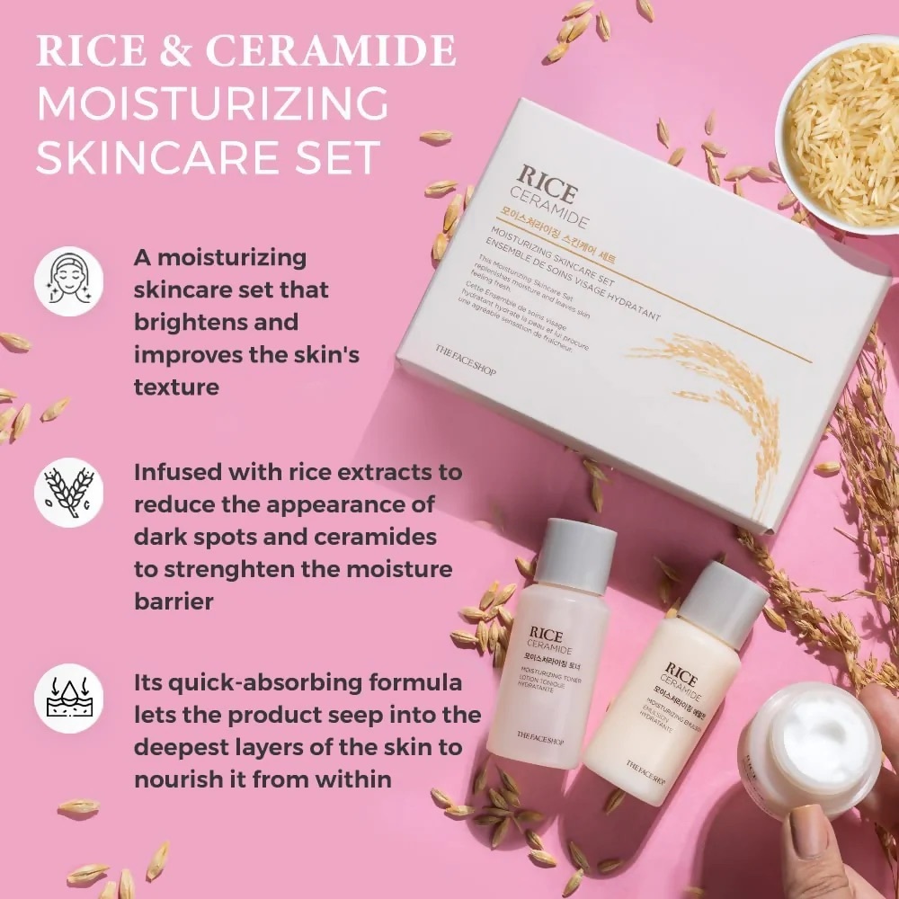 Rice & Ceramide Moisturizing Travel Set